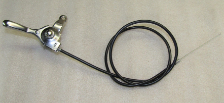 Рычаг газа в сборе с тросиком TSS RH-350H&L/throttle lever assy TSS RH-350, №43 (Q300S-043)