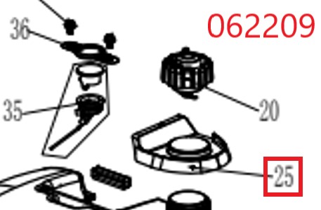 Уплотнитель горловины топливного бака SGG 1800Si-3000ESi,KM148F-KM165F Km / Shock absorption buffer rubber (04.05.51025-200007-00)