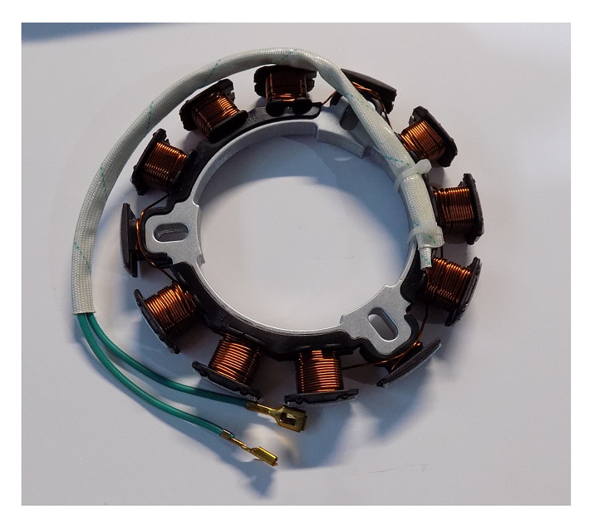 Статор генератора маховика (зарядного) SDG 12000(..),R2V910X Winsun / Stator of flywheel alternator (WS2V88B-05302)