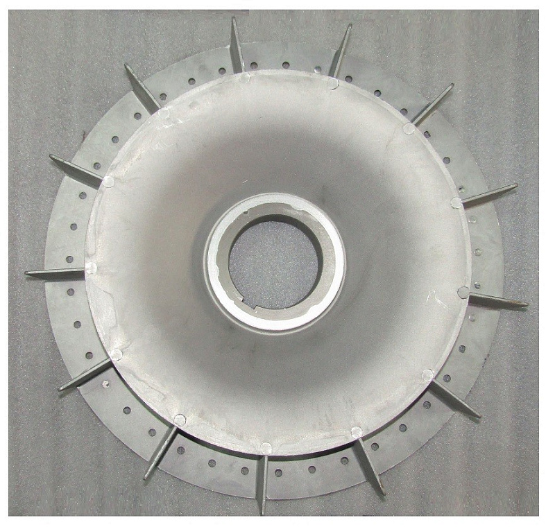 Крыльчатка генератора SA-200/Cooling fan for 200KW