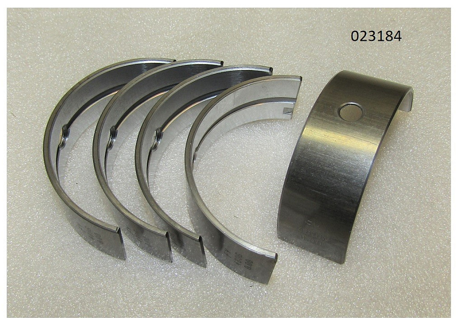 Вкладыш подшипника коренного верхний Ricardo Y485BZD; TDК 22 4LT (комплект 5 шт) /Main bearing (uppe