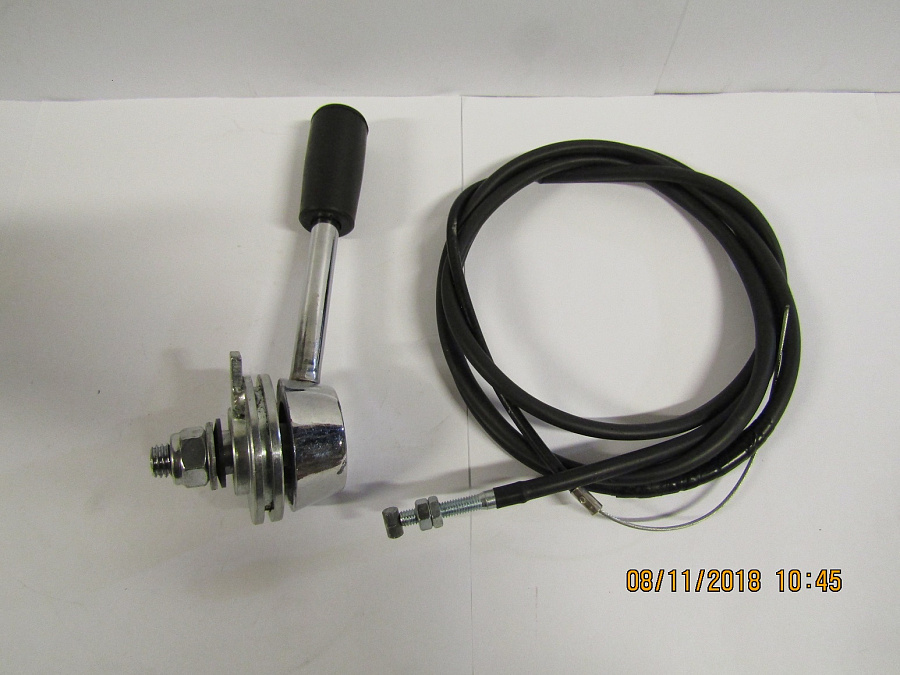 Рычаг газа с тросиком TSS-СР-350/Trottle Wire №22+Oil Lever Assy, №21 (2304-00018-4+2304-14000-1)