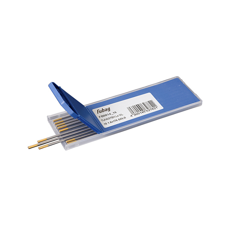 Вольфрамовые электроды FUBAG D 1,6 x 175 мм золотые (gold) WL15 (10 шт.)