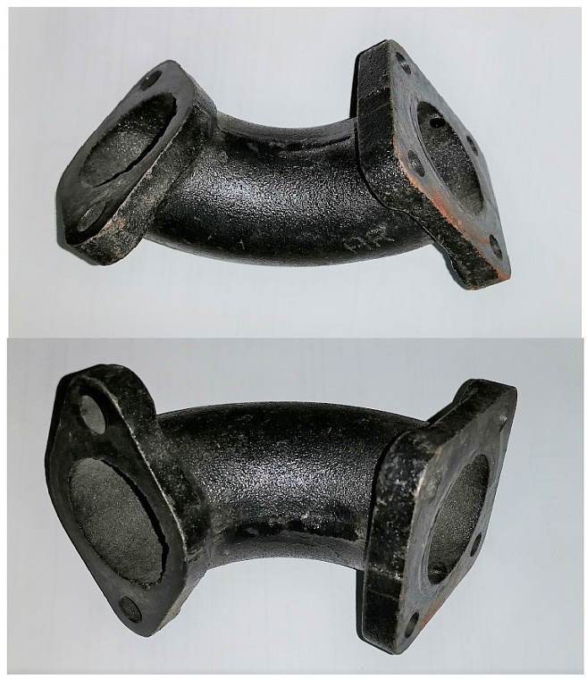Патрубок выпускного коллектора/Exhaust manifold pipe