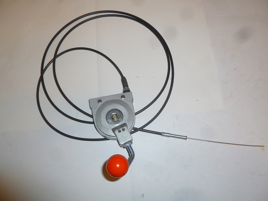 Рычаг газа в сборе с тросиком TSS-WP320/Throttle lever+cable, №55+№56(CNP330A055+CNP330A056)