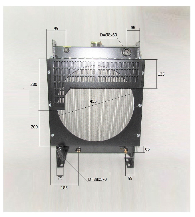Радиатор охлаждения TDR-K 25 4L/Radiator,