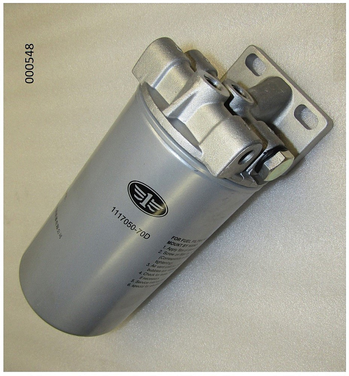 Фильтр топлива с кронштейном BF4M2012,С (1шт) (072730)(Fuel filter -1117050-70D)(АД-50,60)