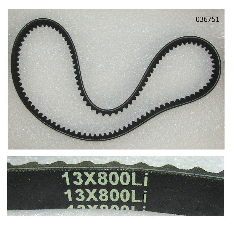 Ремень приводной зубчатый (13х800Li) для TSS-VP120TH/L/V-Belt, (C150T-57)