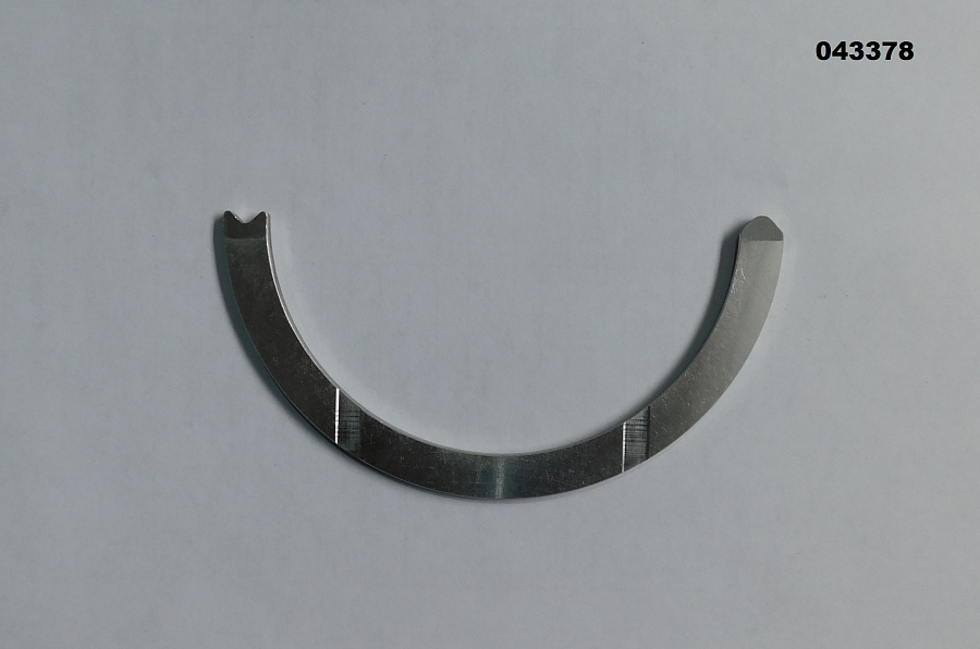 Кольцо упорное(вкладыш упорный подшипника коленчатого вала DP180LB/BEARING,THRUST (UPPER) (140110-00